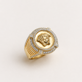 10kt gold and natural diamond