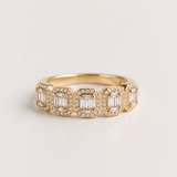 10kt gold and natural diamond