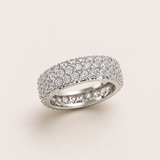 10 kt gold genuine diamond mens band