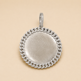 Custom Picture Charm – Sterling Silver 925 with Natural Diamonds – 2.5 CTTW