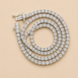 Natural Diamond Tennis Chain – 18 Inch – 0.45 CTTW